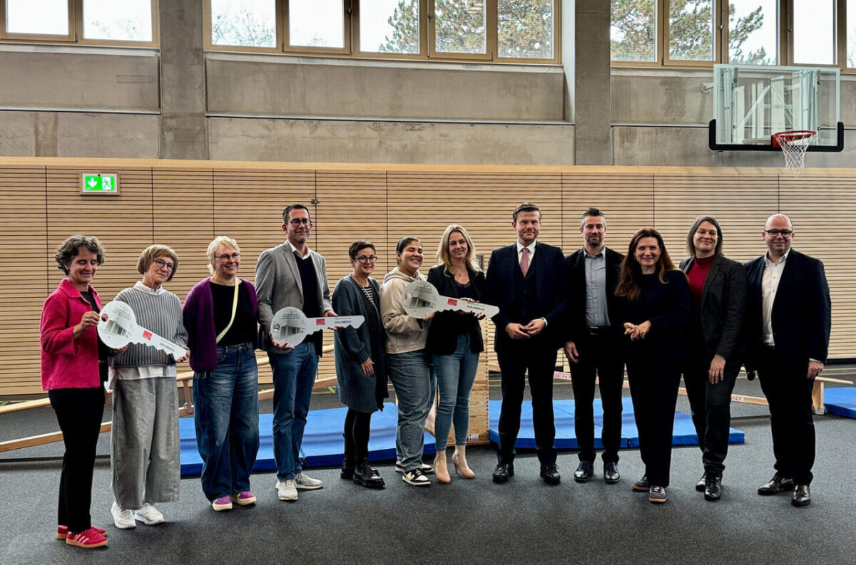 Eröffnung Schulcampus Werderau in Nürnberg Blaurock Landschaftsarchitektur